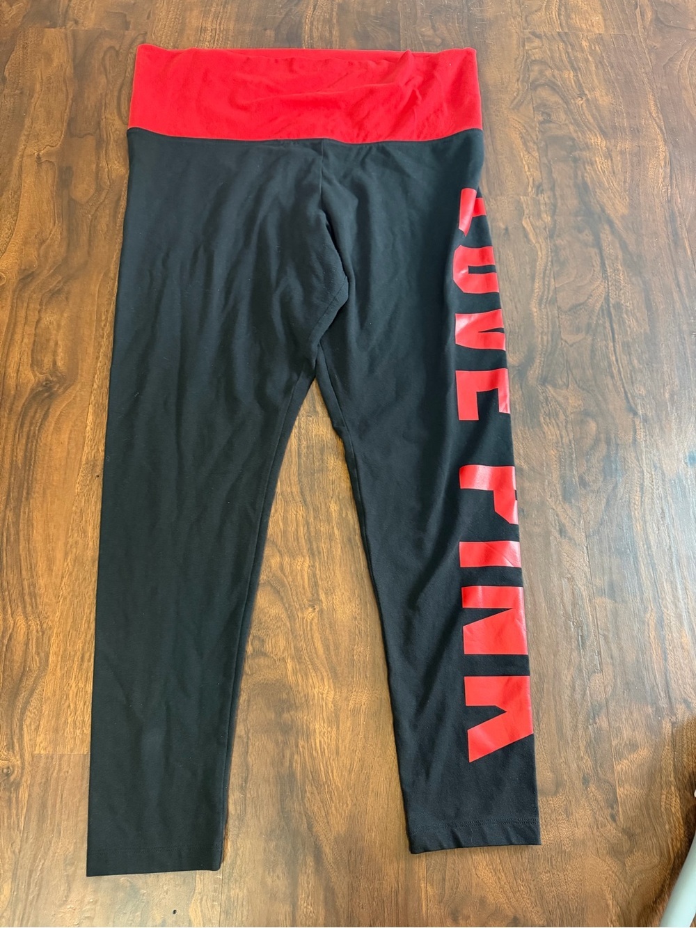 Y2K Victoria's Secret PINK Love Athletic Stretch Workout Yoga Leggings